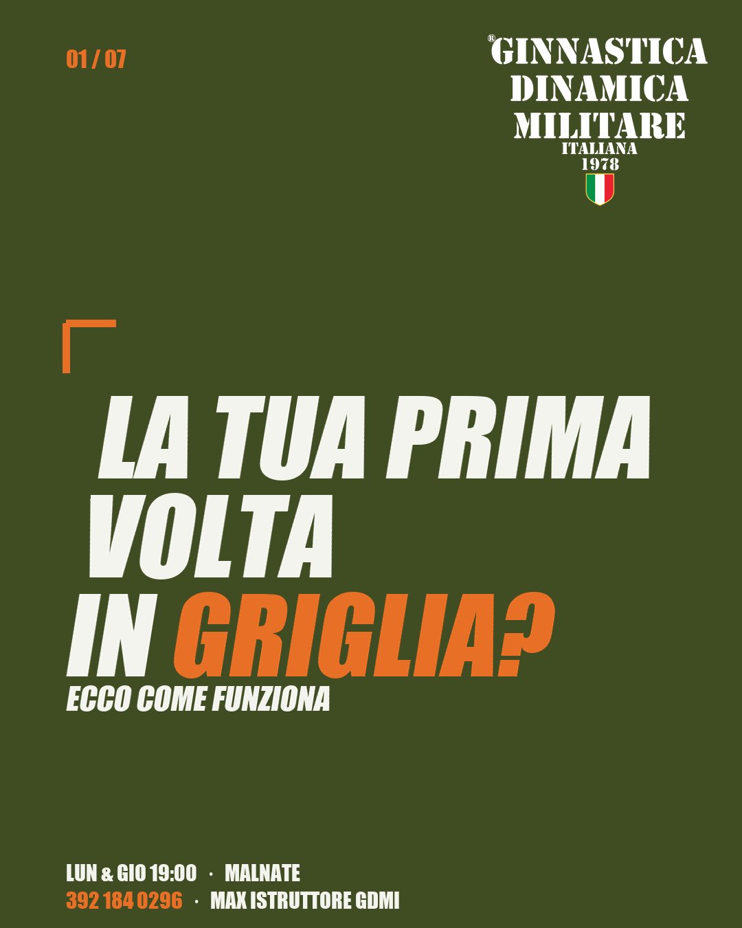La tua prima volta in griglia — come funziona, GDM Malnate