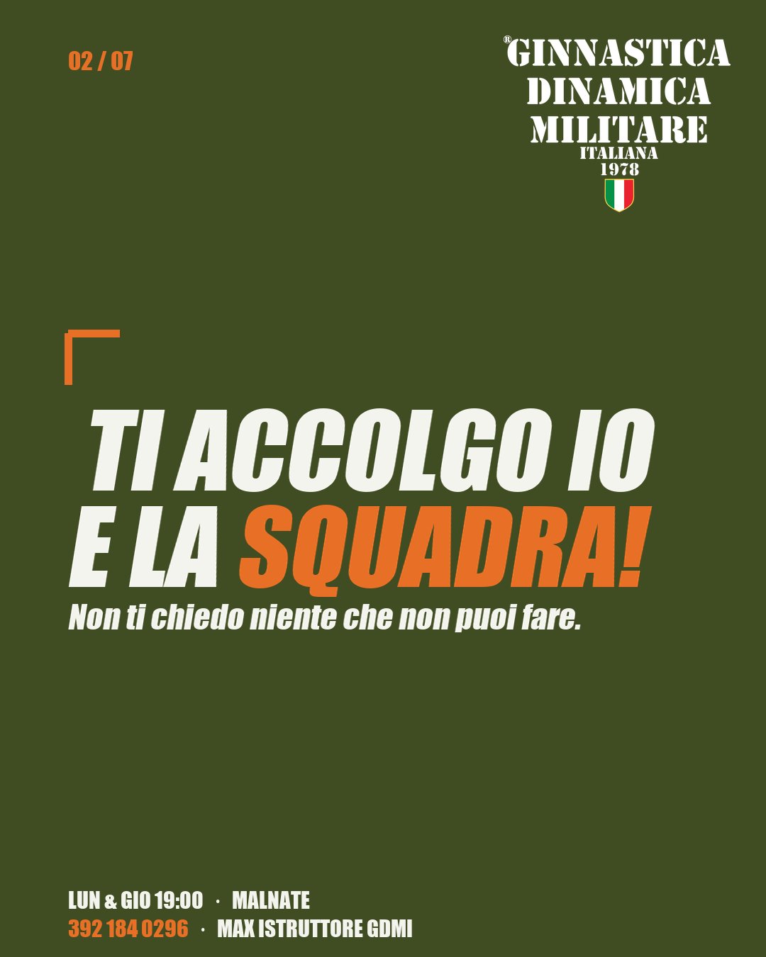 Prima prova GDM Malnate — passo 1