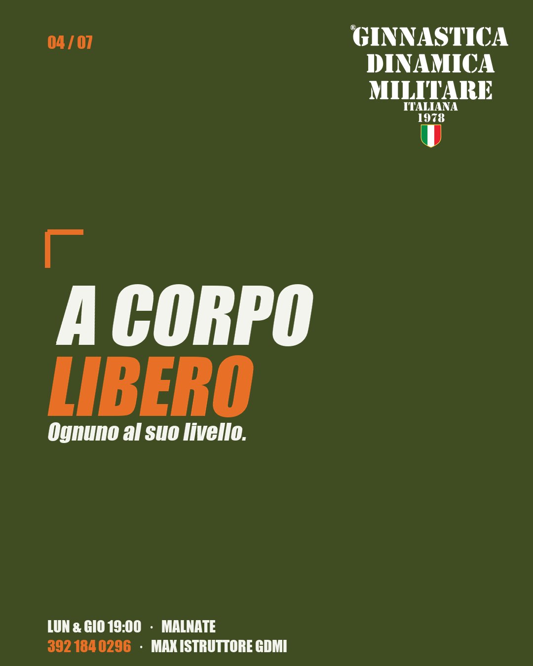 Prima prova GDM Malnate — passo 3