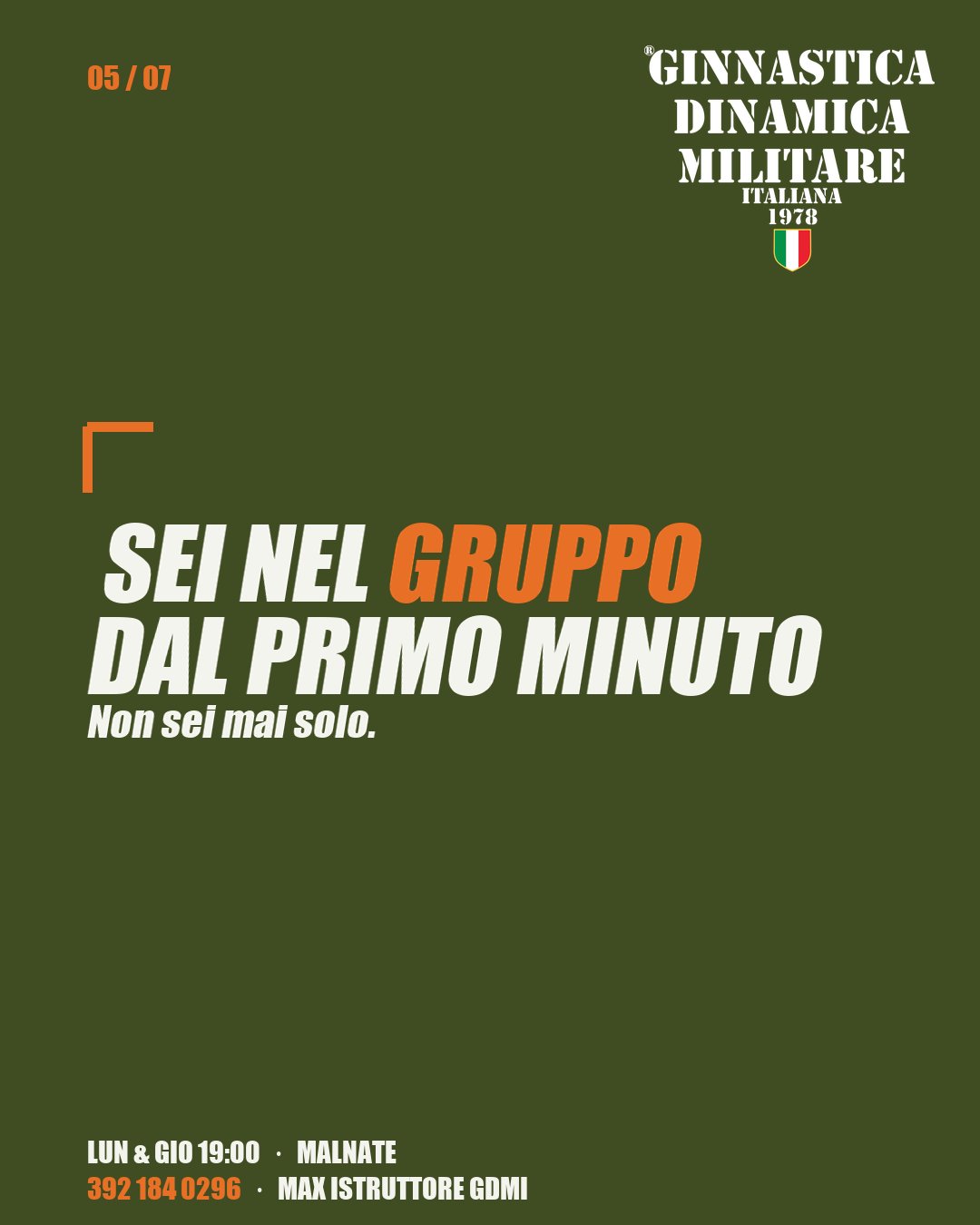 Prima prova GDM Malnate — passo 4